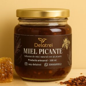 Miel picante artesanal con ají natural Ibagué Tolima